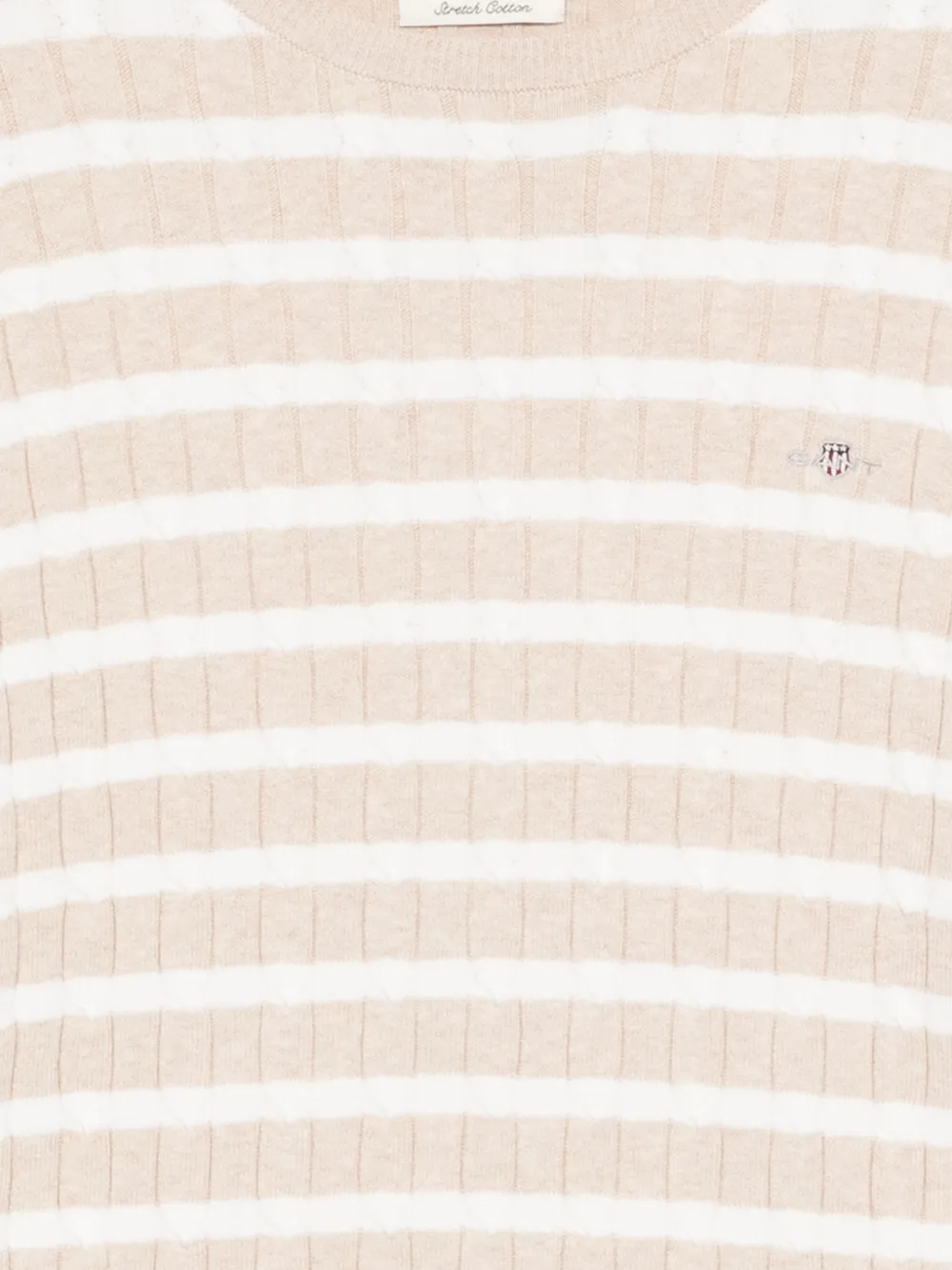  Gant Striped Sweater - Neutrals 