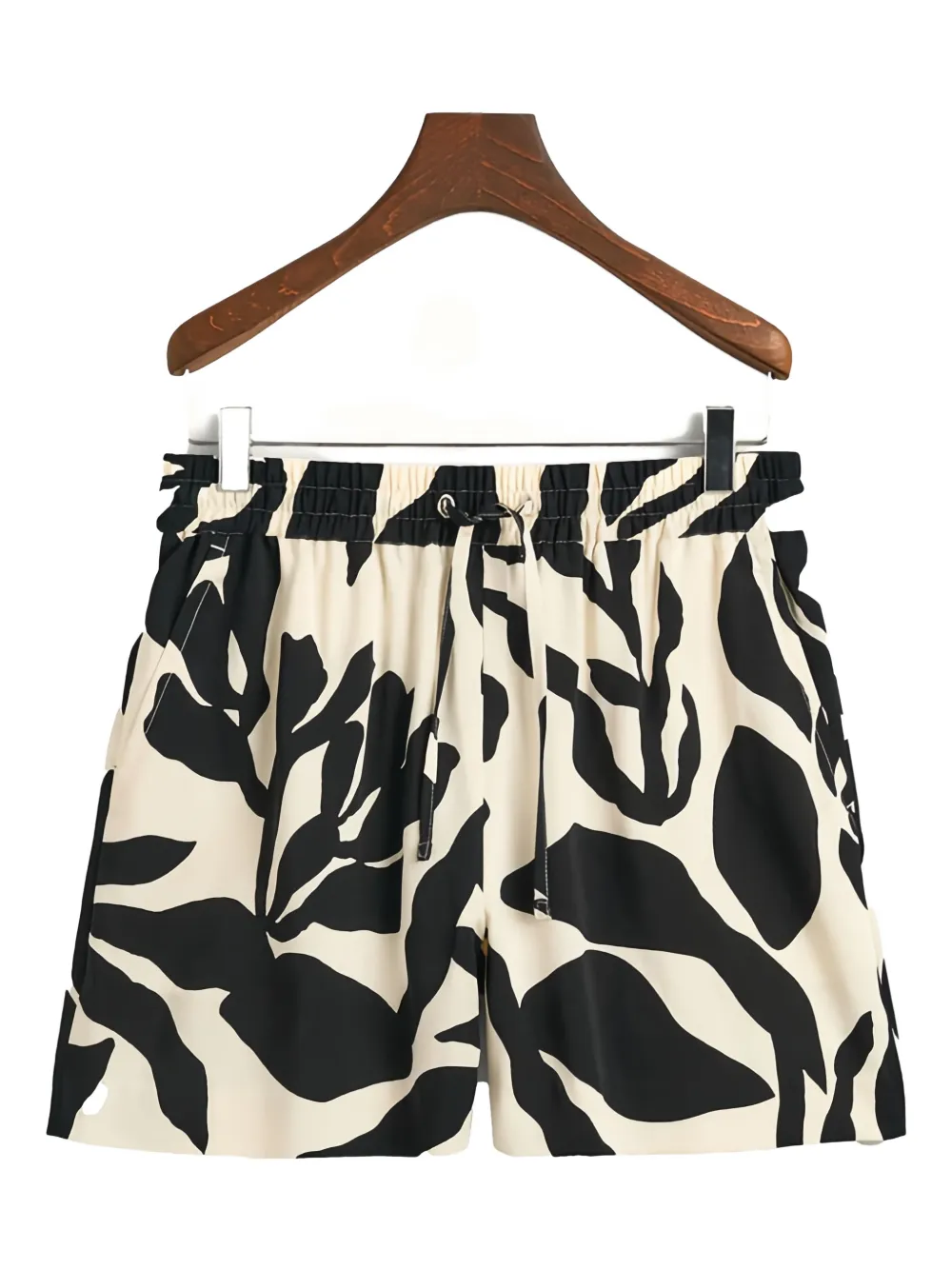 Gant floral-print drawstring shorts - Toni neutri