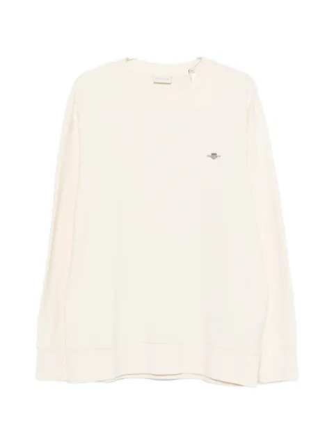 Gant textured logo sweatshirt