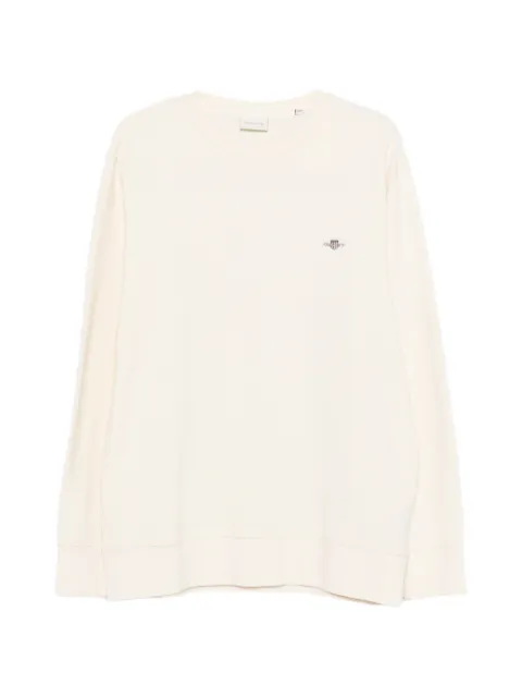 Gant textured logo sweatshirt