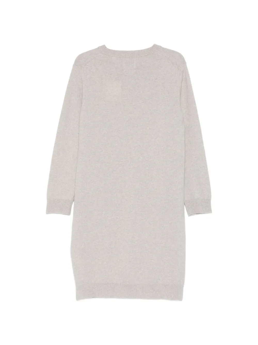  Gant Crew-neck Midi Dress - Grey 