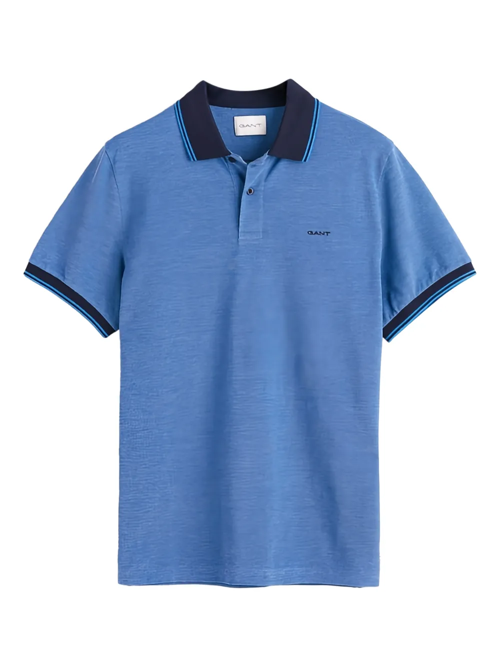 Gant button-fastening polo shirt - Blu