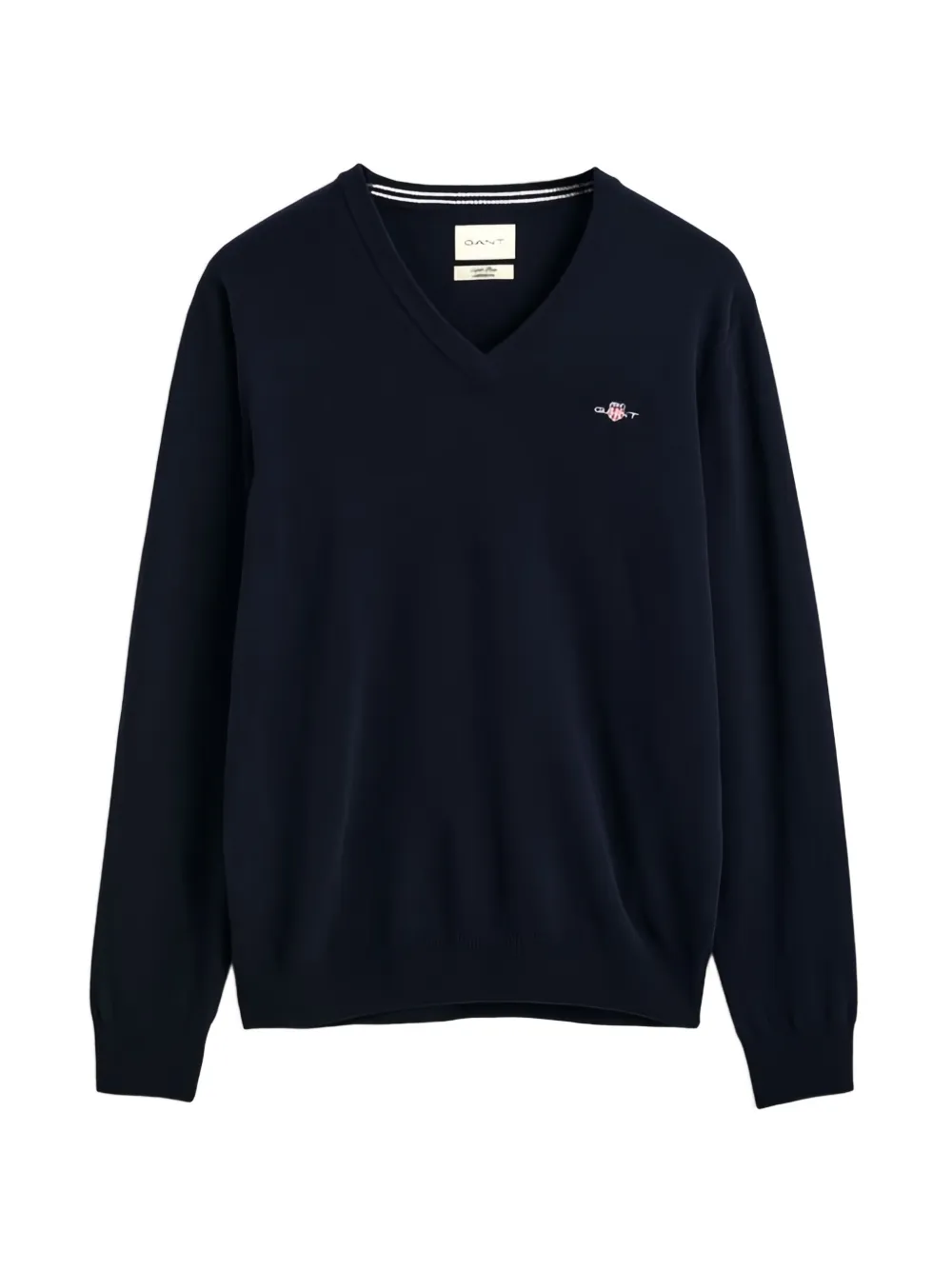 Gant V-neck logo sweater - Blu