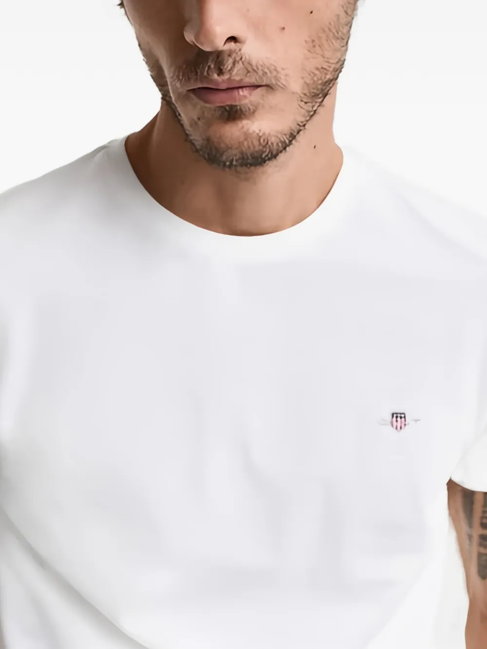 Gant T-shirt met korte mouwen Wit