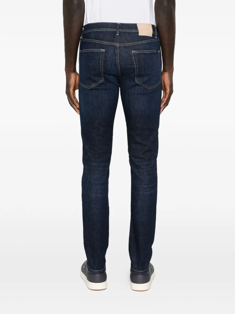Gant Jeans met vijf zakken Blauw