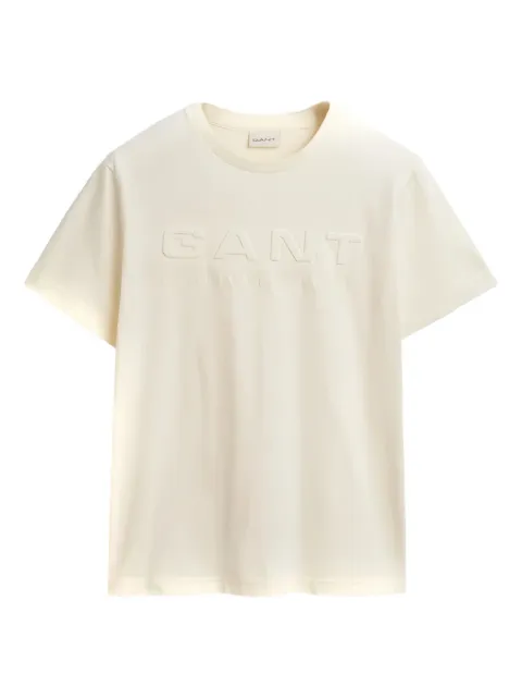 Gant logo-embossed T-shirt