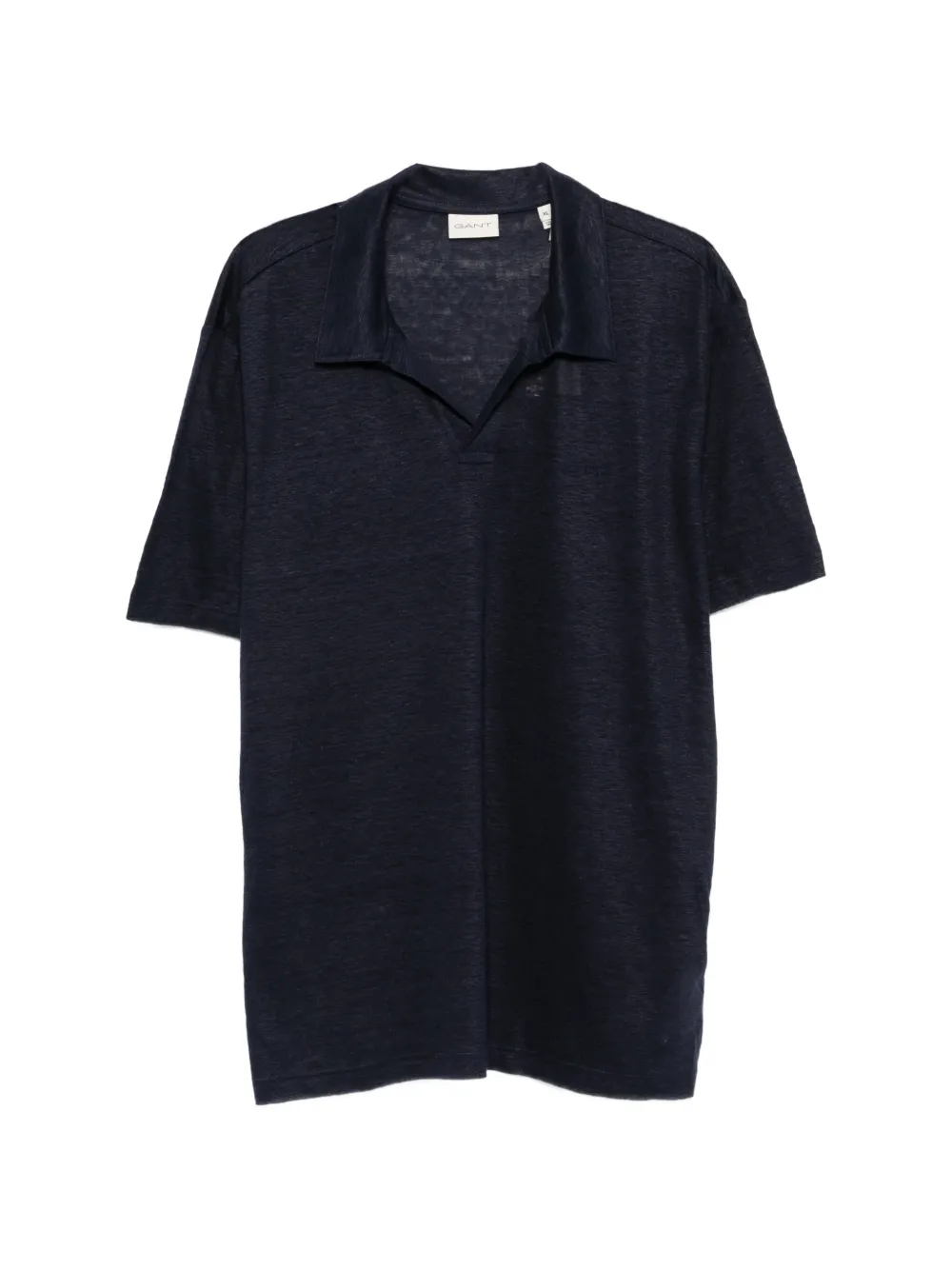 Gant T-shirt con scollo a V - Blu