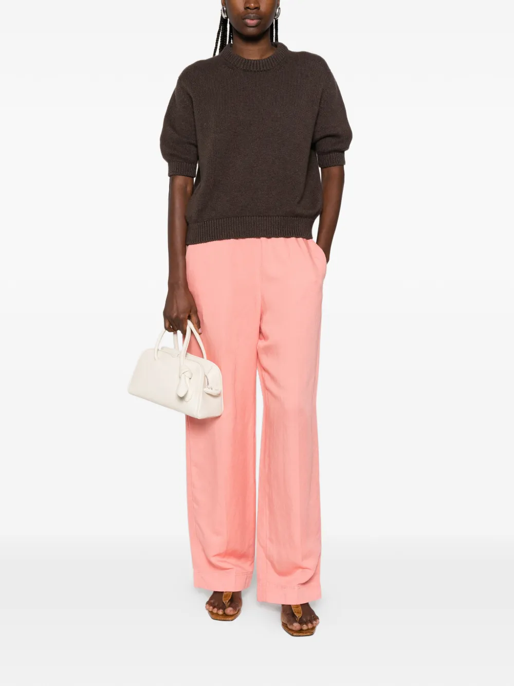  Gant Elasticated Trousers - Pink 