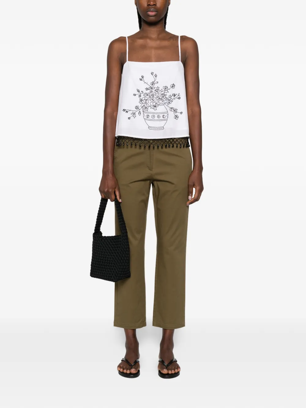  Gant Buttoned Trousers - Green 