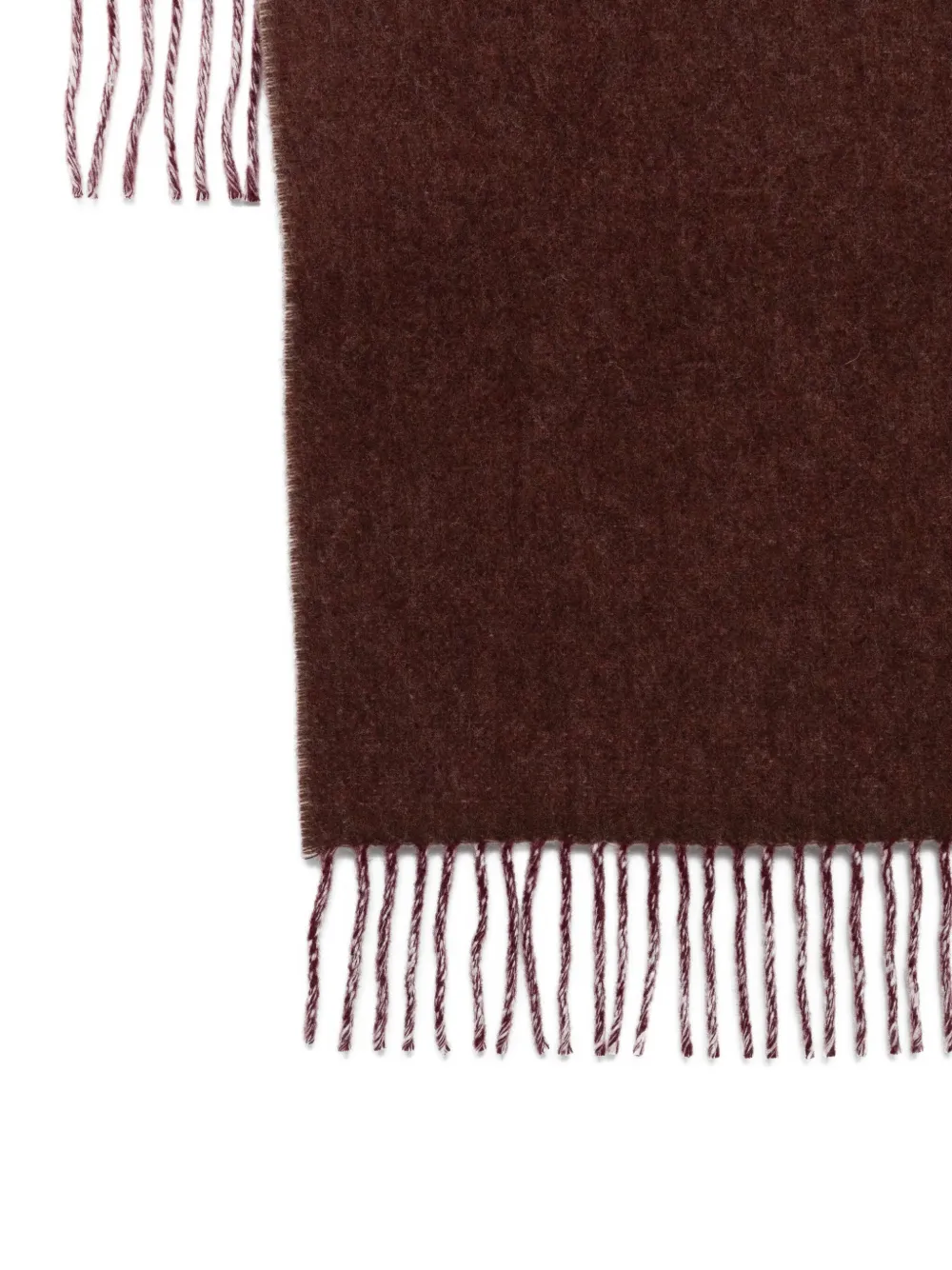 Bally Virgin Wool Scarf In Brown