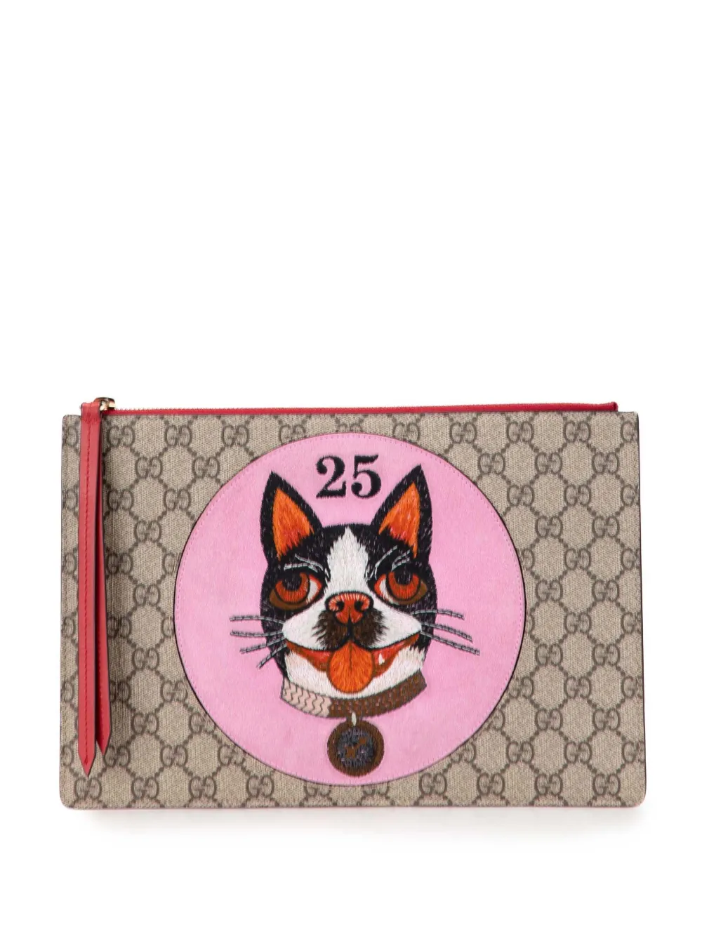Gucci Pre-Owned 2000-2015 GG Supreme Bosco clutch bag | Brown | Image 1