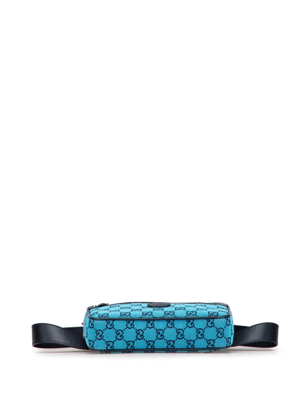 Pre-owned Gucci 2000-2015 Gg Canvas Belt Bag In Blue