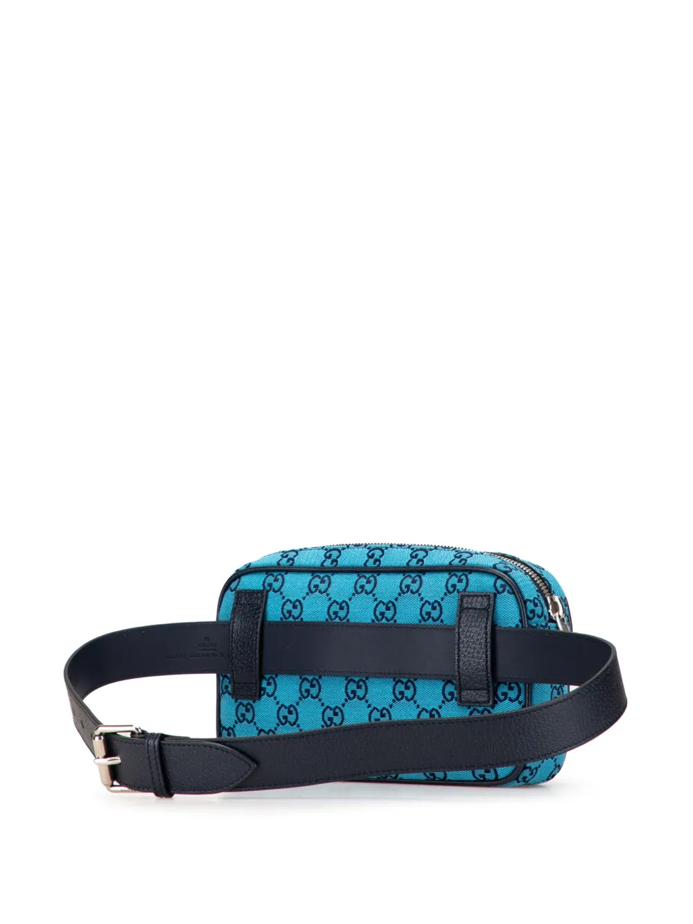 Pre-owned Gucci 2000-2015 Gg Canvas Belt Bag In Blue