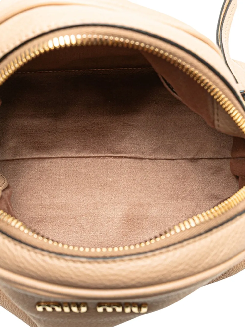 Pre-owned Miu Miu 2010-2025 Leather Crossbody Bag In Brown