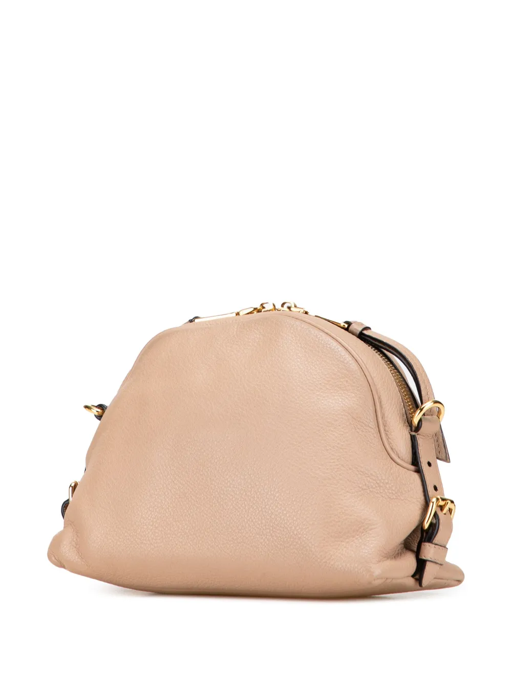 Pre-owned Miu Miu 2010-2025 Leather Crossbody Bag In Brown
