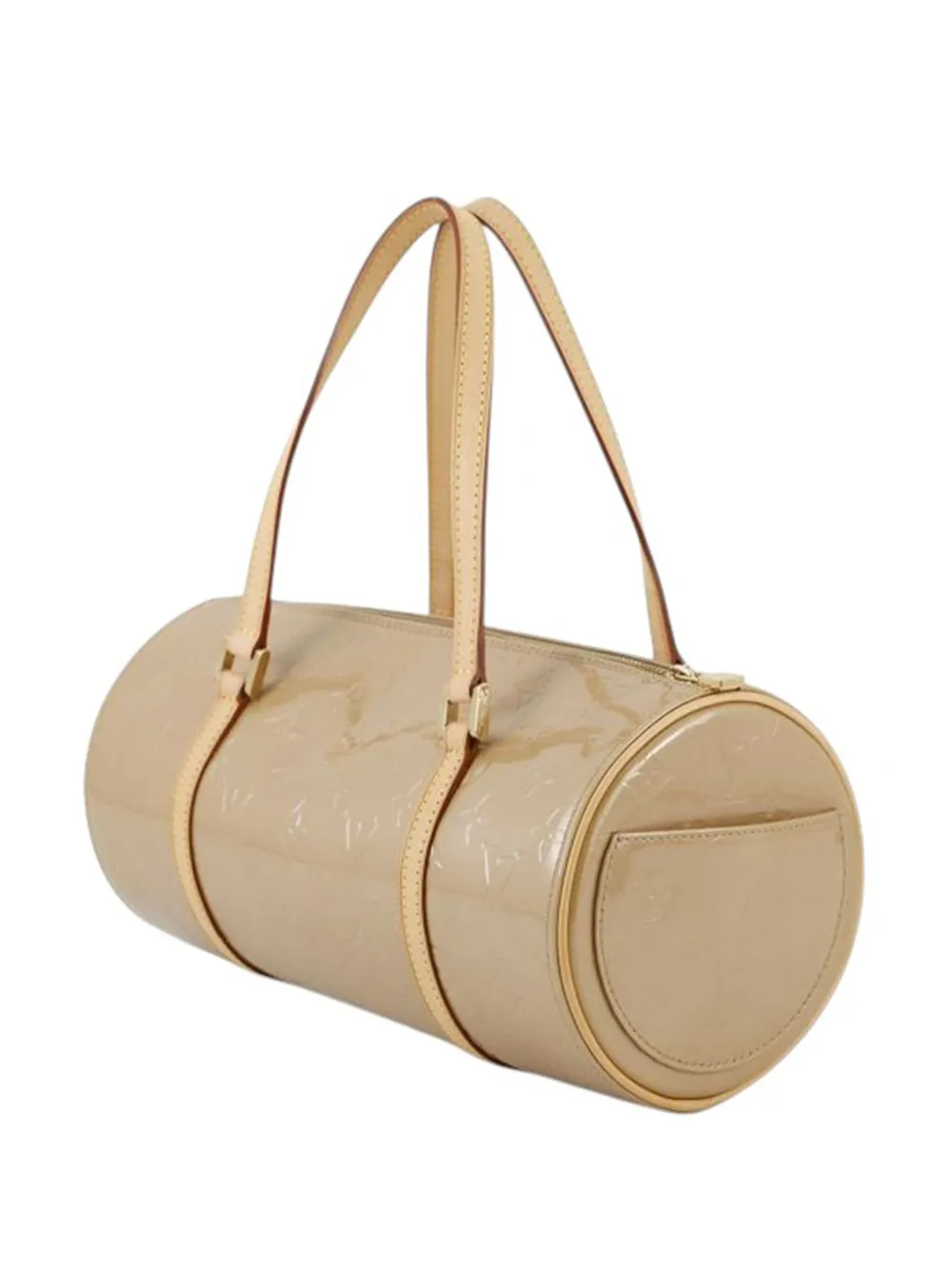 Pre-owned Louis Vuitton 2005 Monogram Vernis Bedford Handbag In Brown