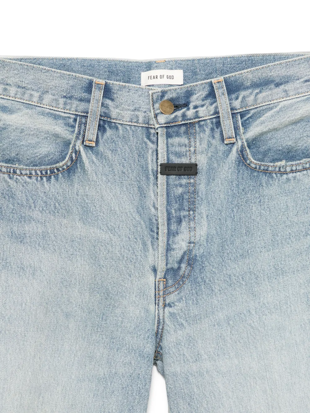 Fear Of God Jeans met knoopsluiting Blauw
