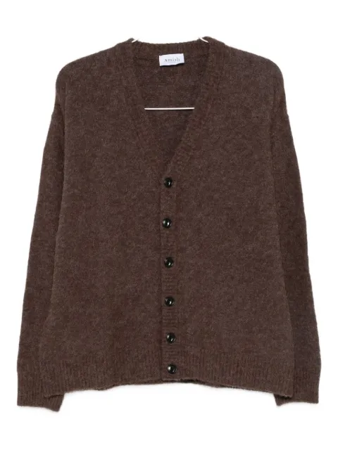 AMISH V-neck buttoned cardigan