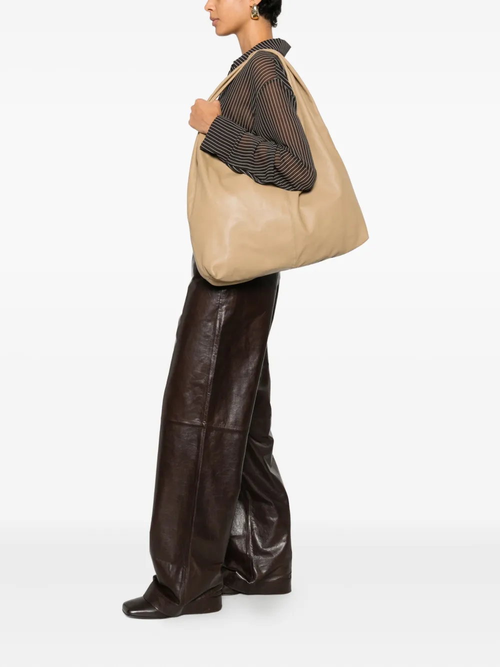 The Row Tasche schoudertas - Beige