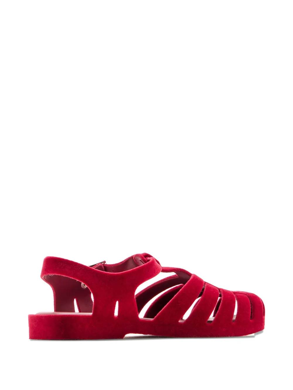 Melissa Possession fluwelen sandalen Rood