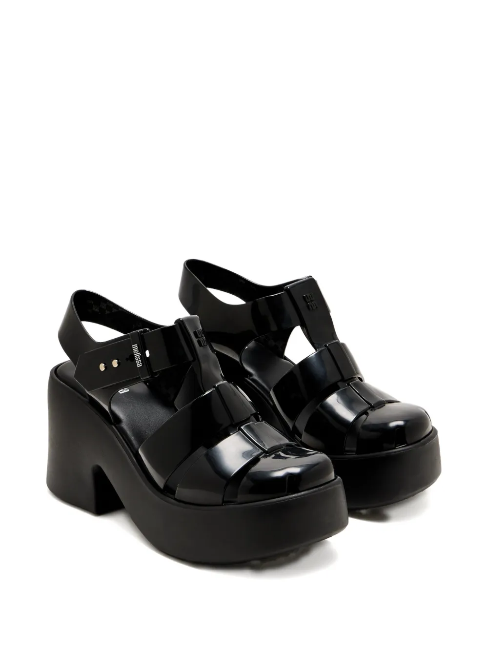 Melissa Lulu 85mm pumps met plateauzool Zwart