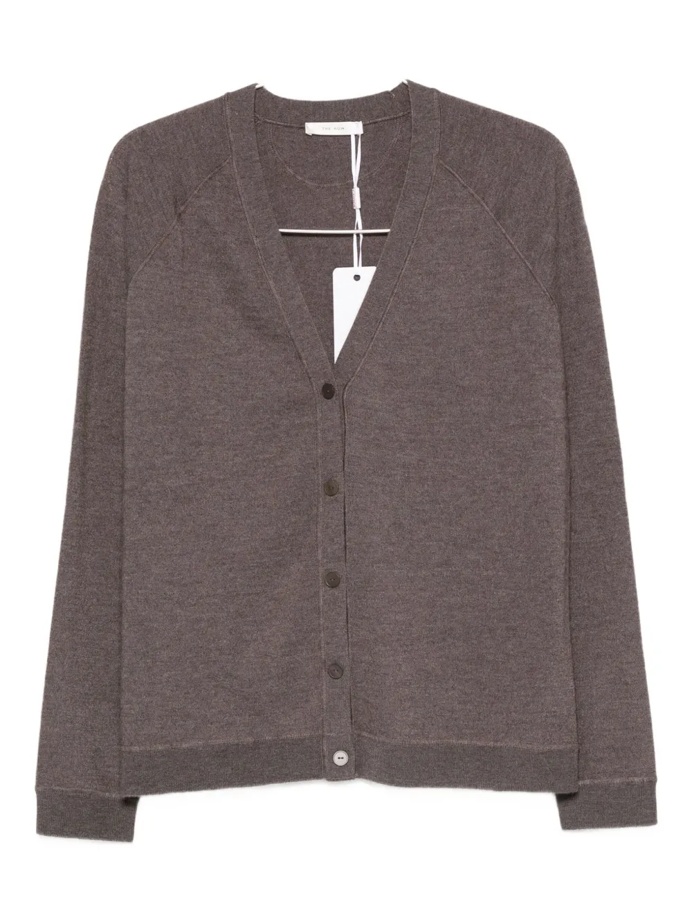 The Row Buttoned Cardigan In Brown