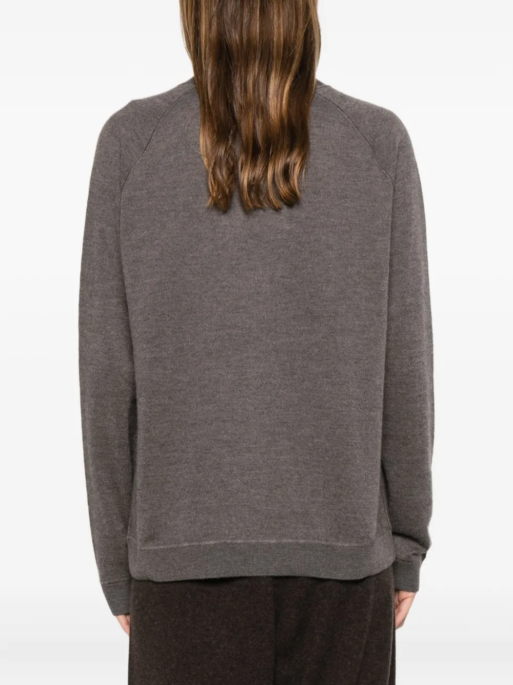 The Row Buttoned Cardigan In Brown