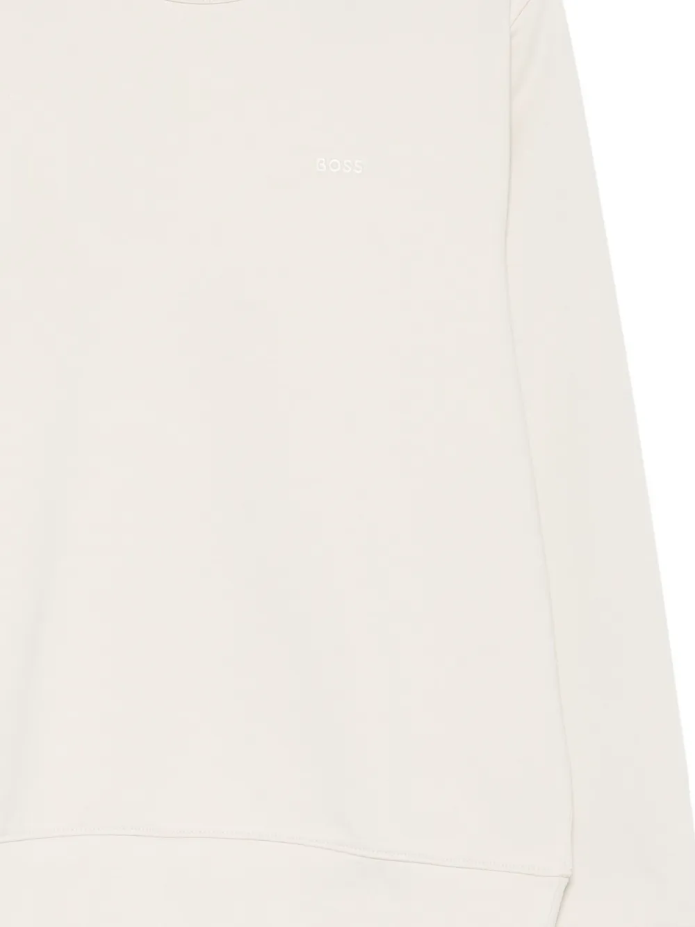 BOSS Sweater met logo Beige