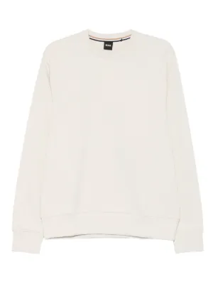 ボス プルオーバー スウェットシャツ BOSS コットン プルオーバー | ニュートラル | FARFETCH JP