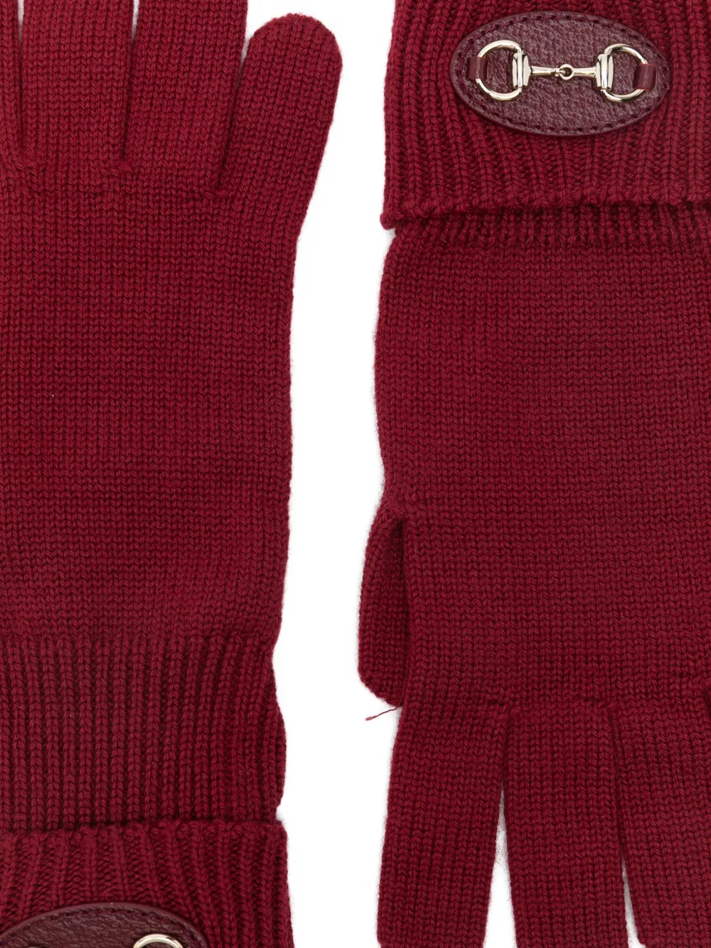  Gucci Horsebit Gloves - Red 
