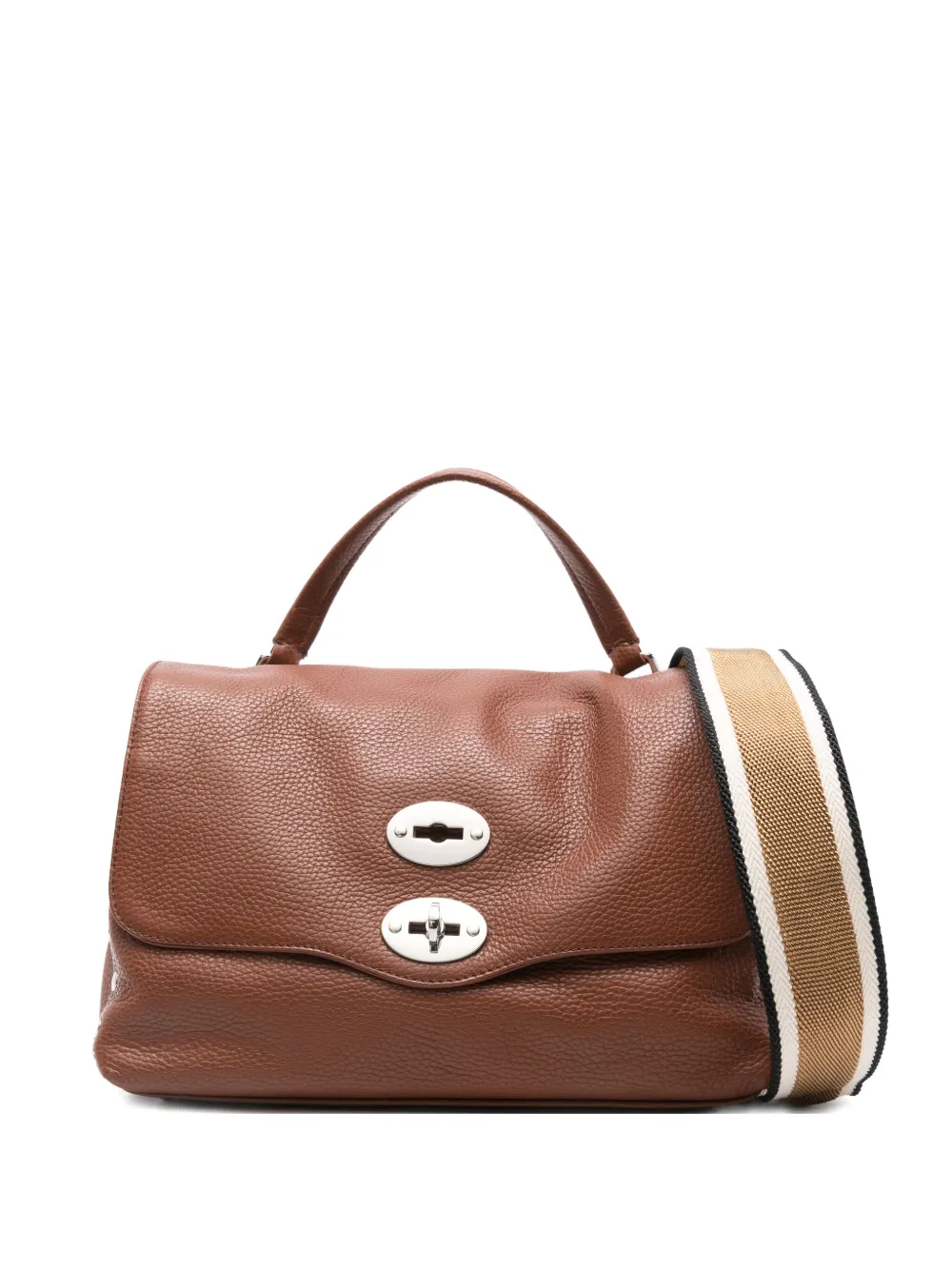 Zanellato Small Postina Tote Bag In Brown