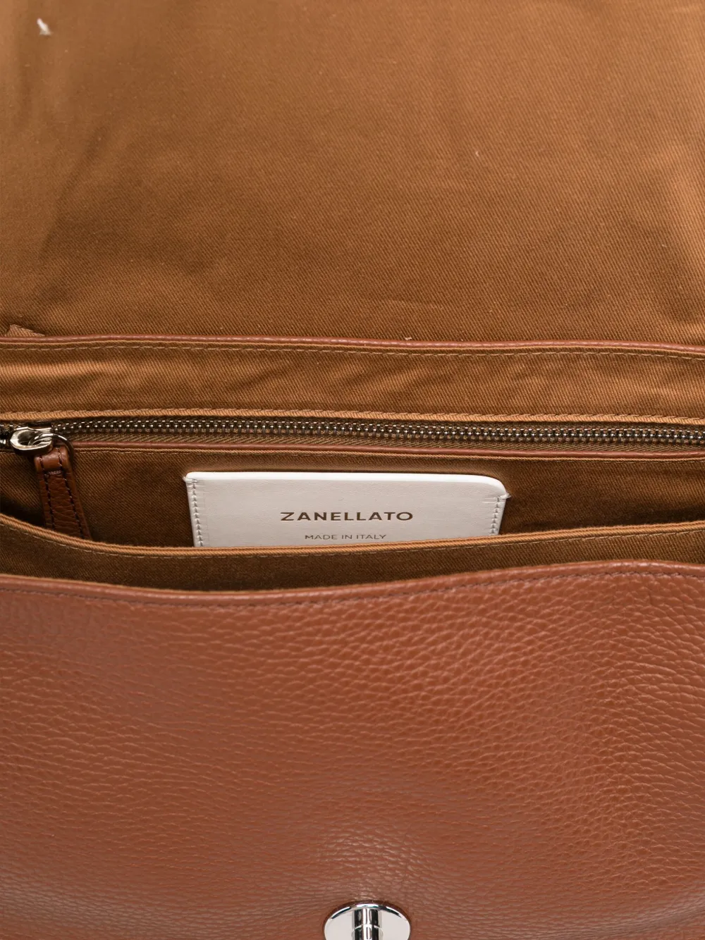 Zanellato Small Tote Bag Adjustable Strap In Brown