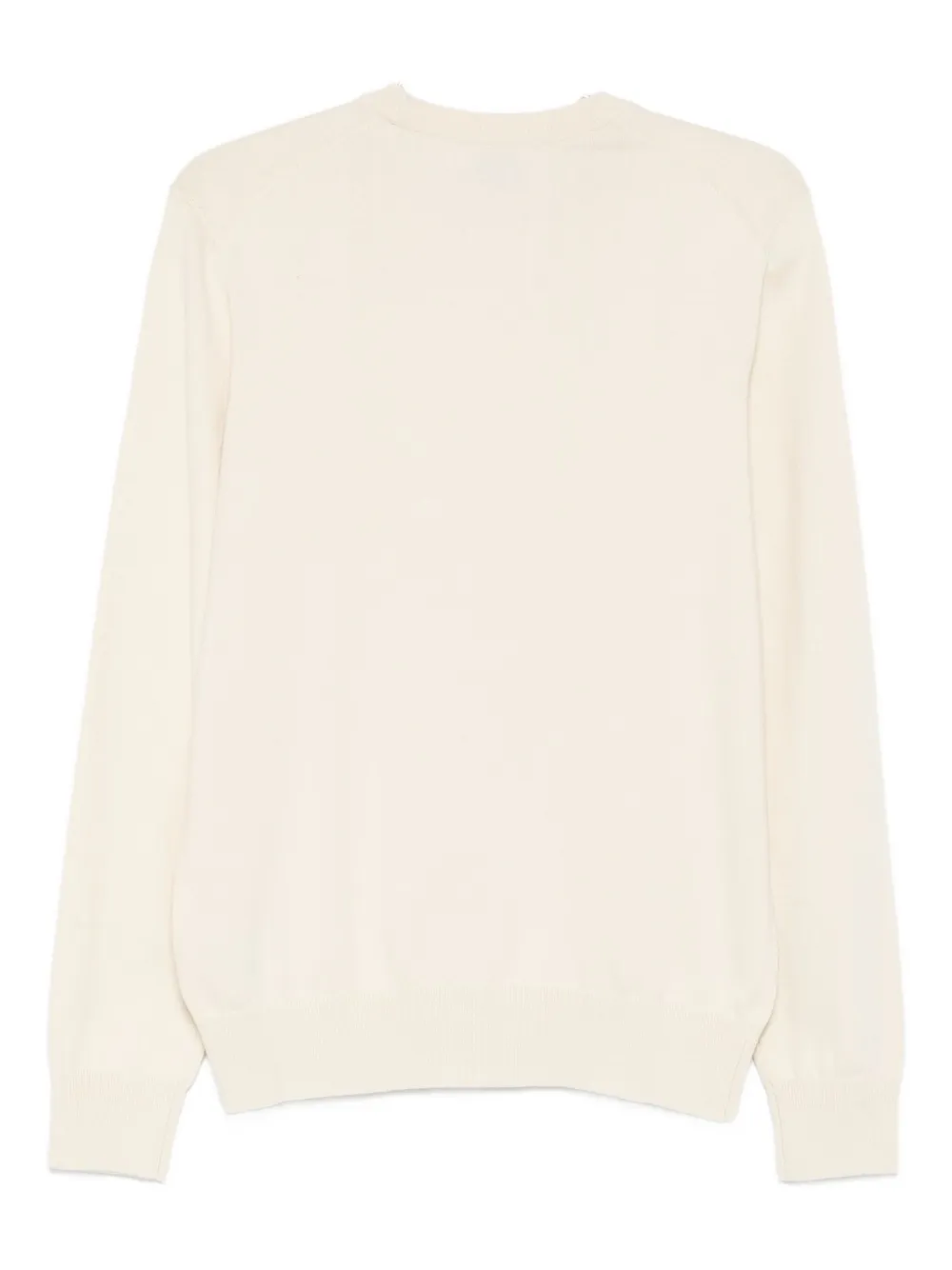 Hugo Boss Logo-patch Sweater In Neutral