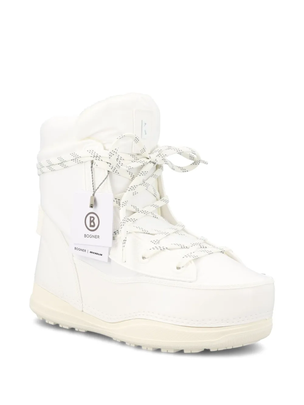 Bogner Lace-up Boots In White