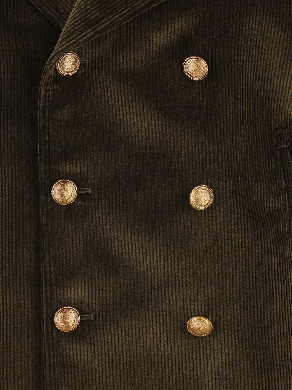 Sealup Amalfi Double-breasted Peacoat In Brown