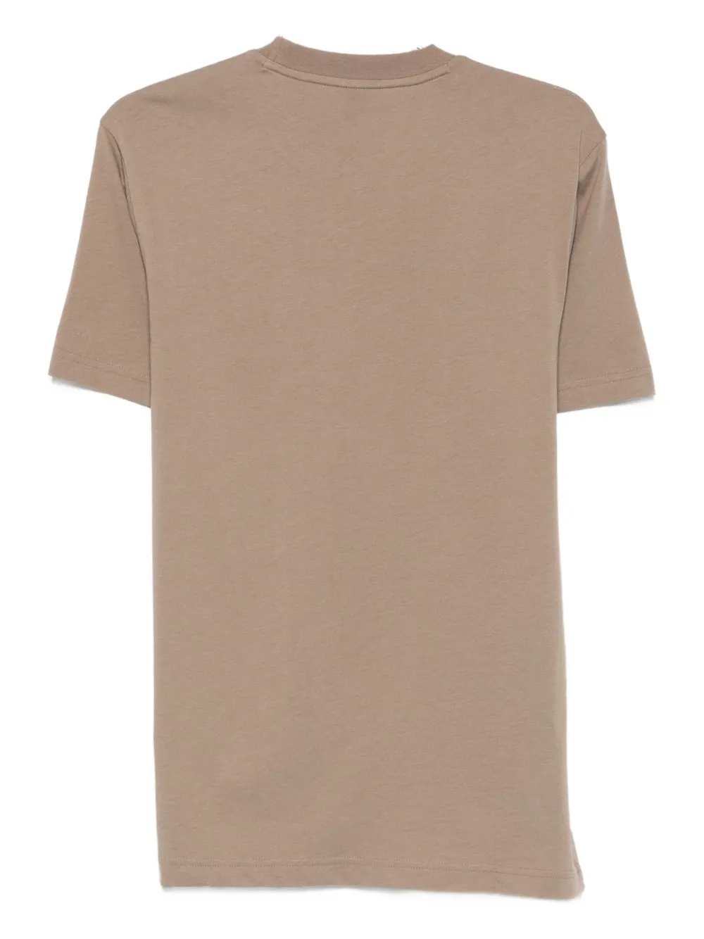 BOSS logo-print cotton T-shirt - Bruin