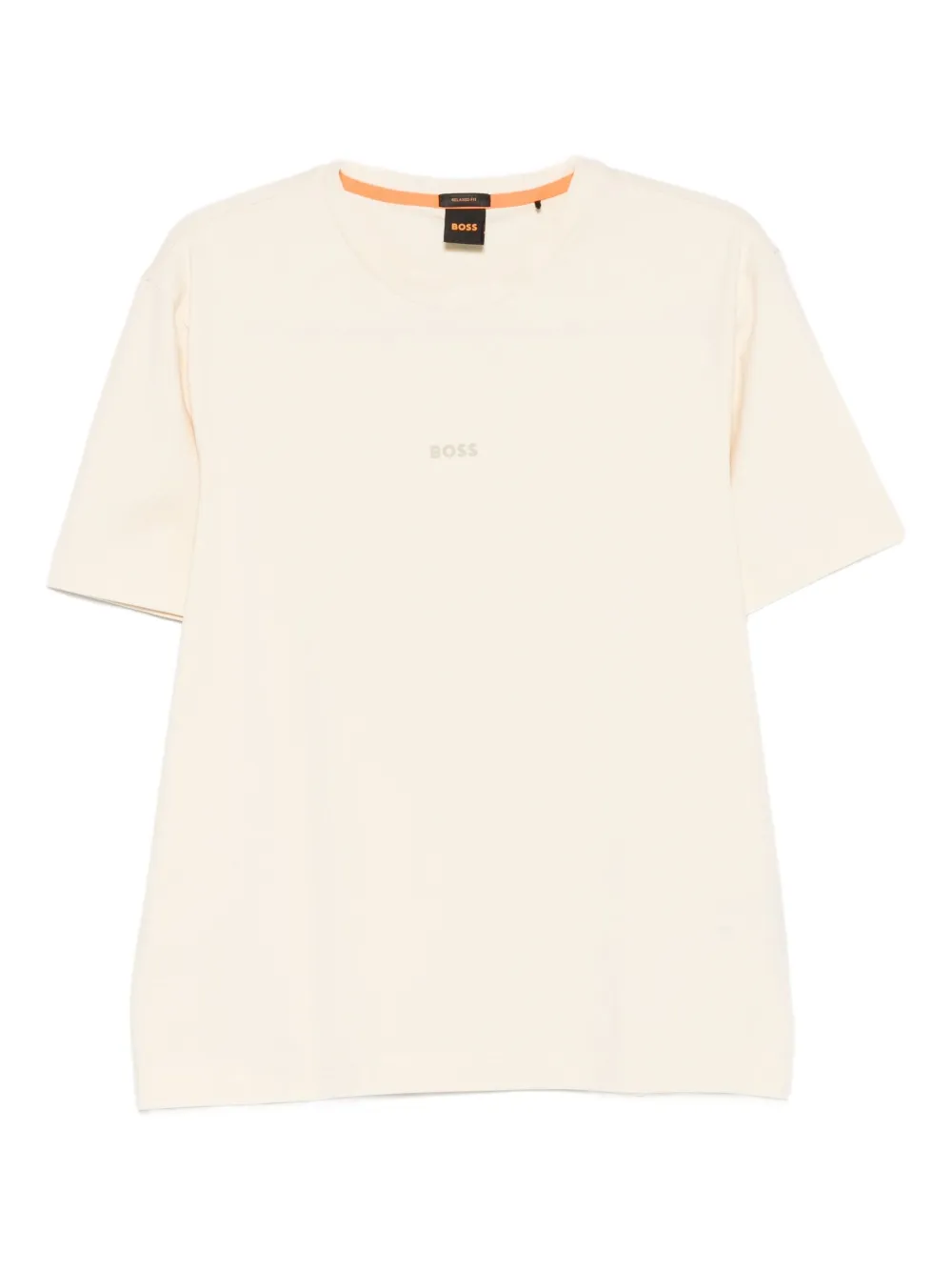 BOSS playera de algodón con logo estampado | neutro | Image 1