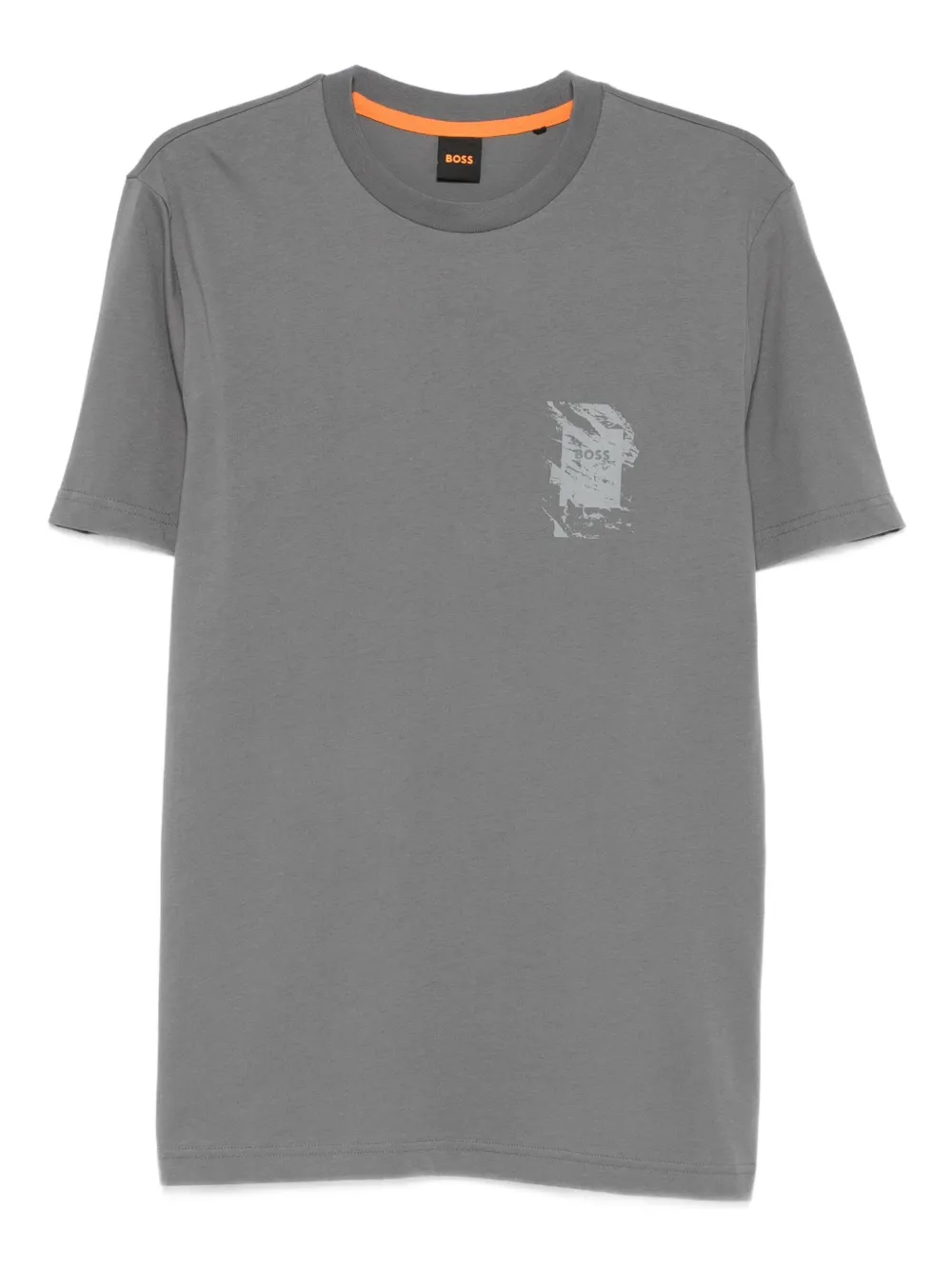 BOSS playera con estampado gráfico | gris | Image 1