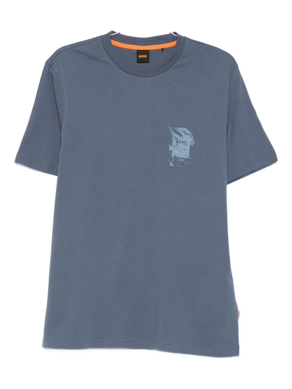 Hugo Boss Graphic-print T-shirt In Blue