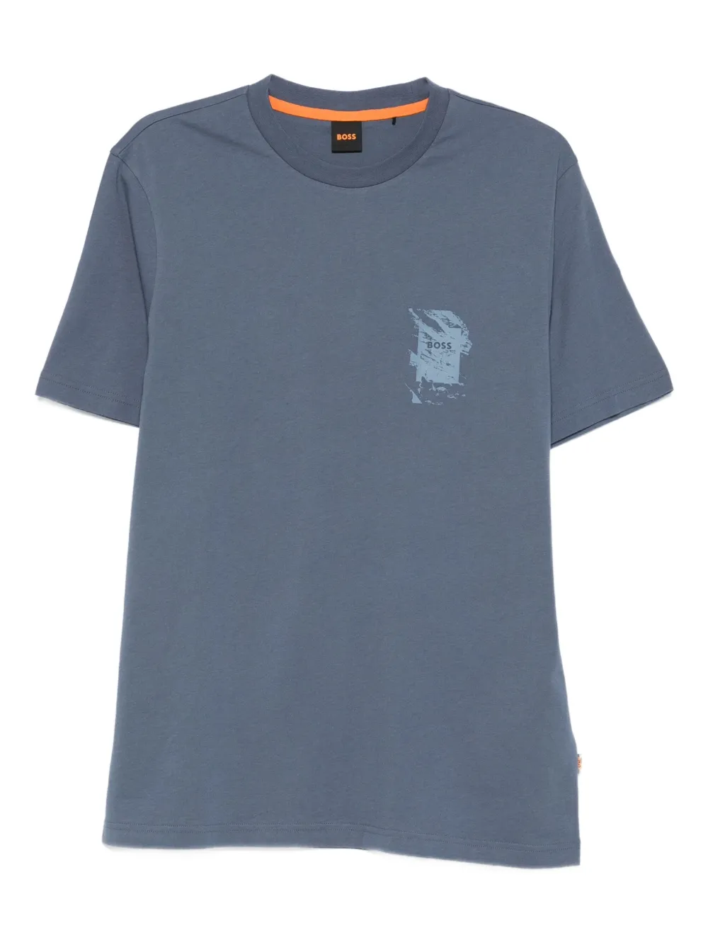 BOSS playera con estampado gráfico | azul | Image 1