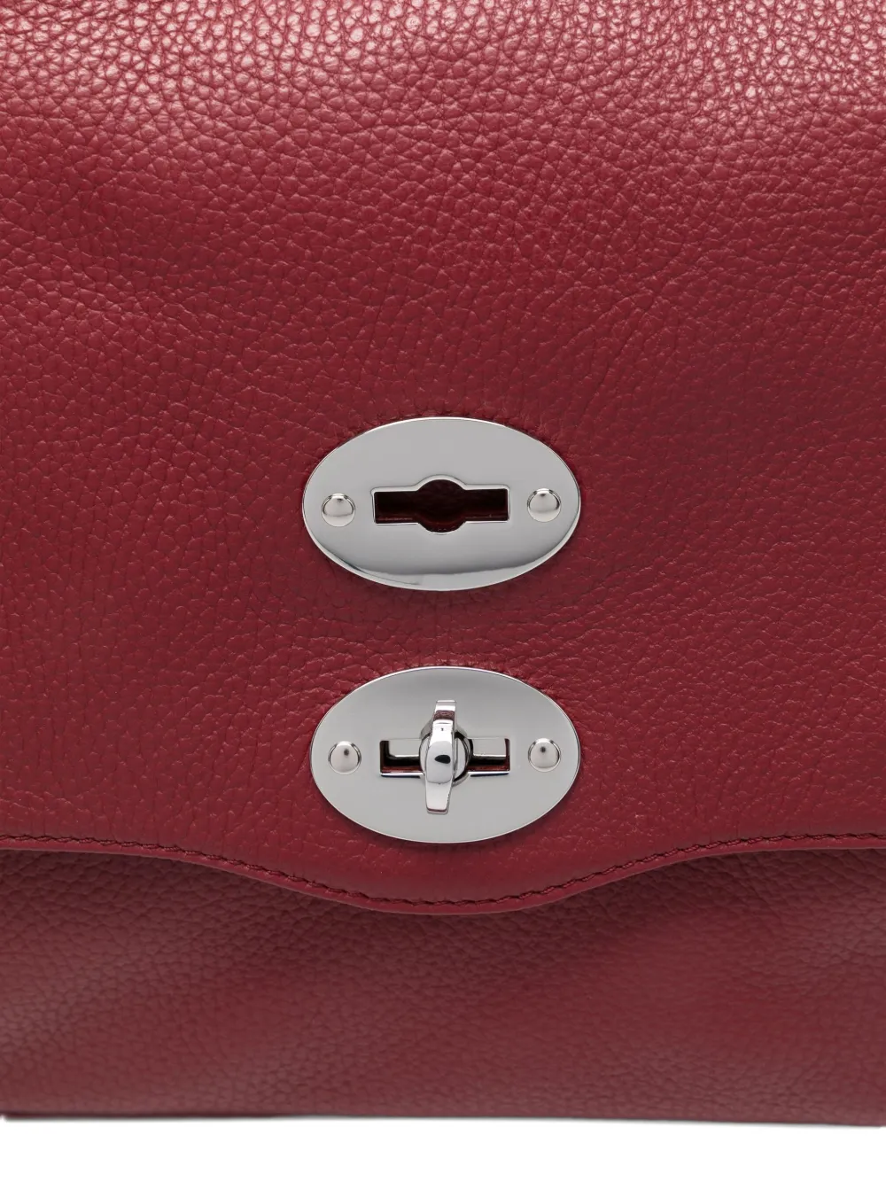 Zanellato Medium Postina Stud-embellished Tote Bag In Burgundy