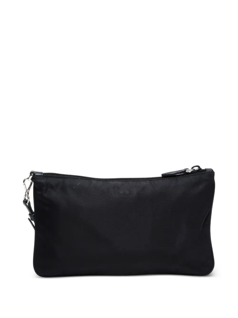 Prada Pre-Owned 2015-2025 logo-plaque pouch | Pre-Owned | Image 2