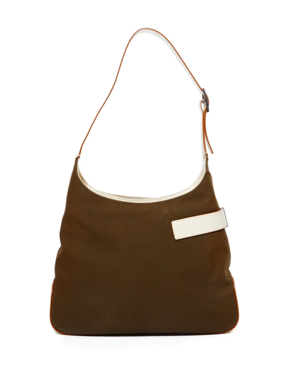 Pre-owned Ferragamo 2000-2015 Gancini Shoulder Bag In Brown