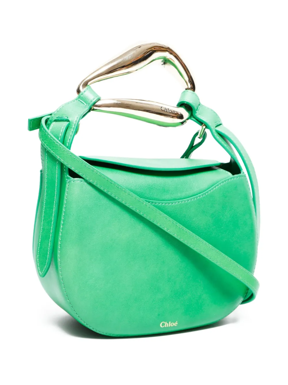 Chloe 正規品　2wayバッグ⭐︎レアカラー！ミントグリーン Chloé Pre-Owned 2021-2025s Kiss 2way Shoulder Bag | Green | FARFETCH