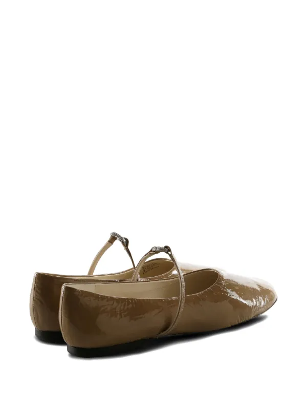 Tory Burch レザーフラットシューズ | ニュートラル | FARFETCH JP