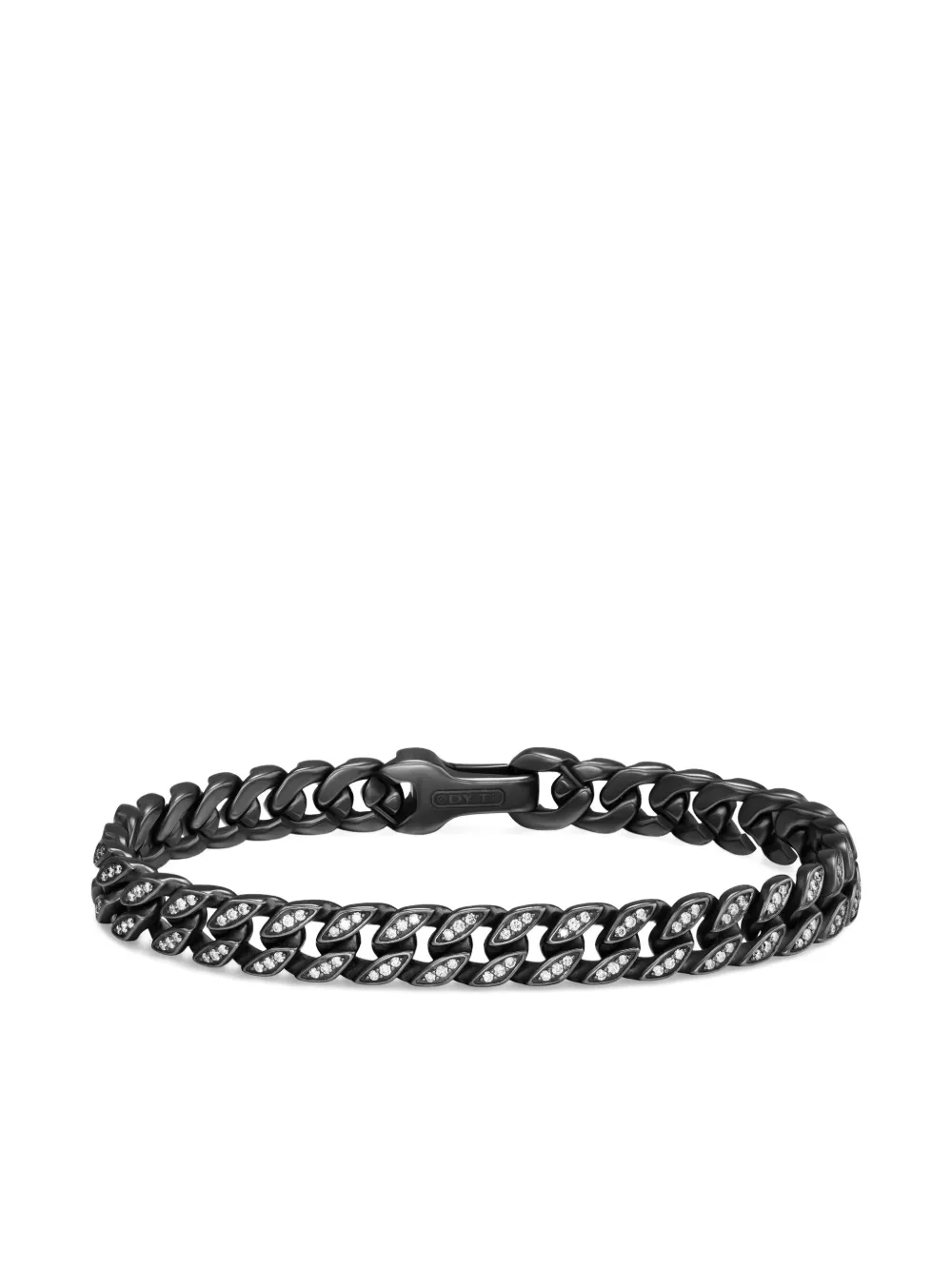 David Yurman Diamond Chain Bracelet - ブラック David Yurman Diamond Chain Bracelet - ブラック