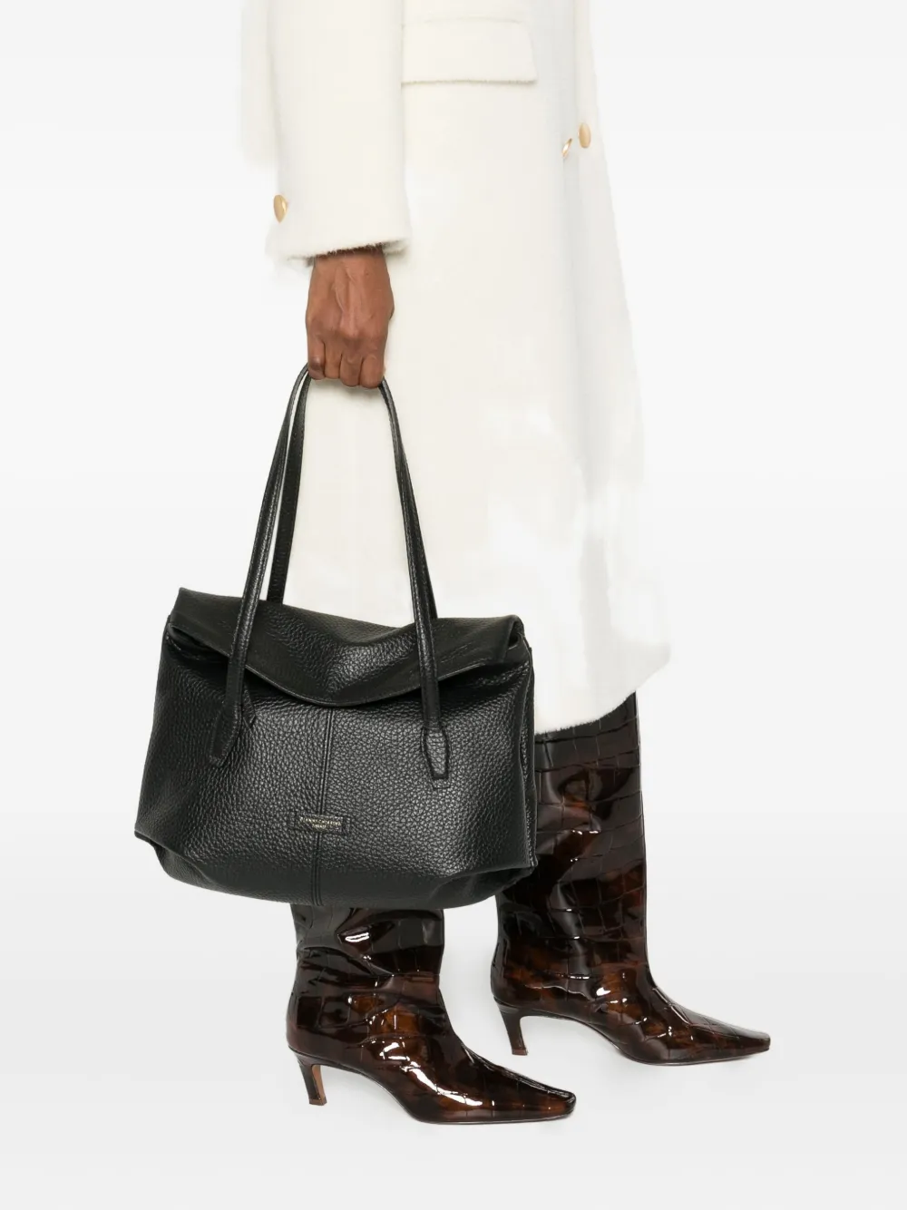 GIANNI CHIARINI Natasha shopper - Zwart
