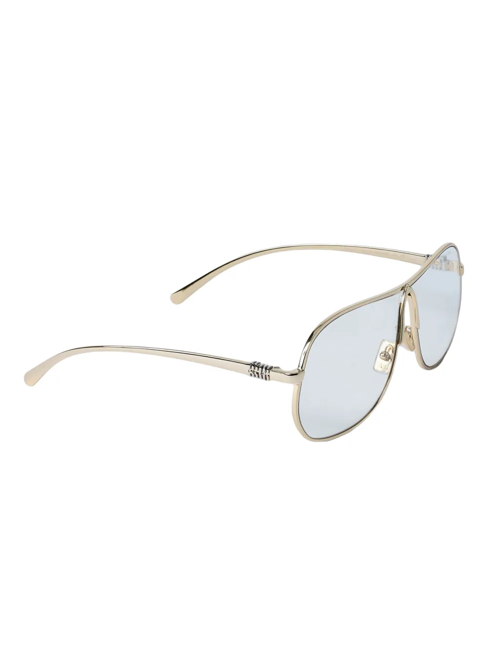 Miu Miu Ombre logo-motif pilot sunglasses | Image 2