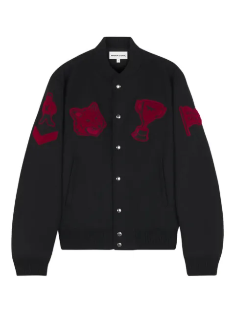 Maison Kitsuné appliqué button jacket