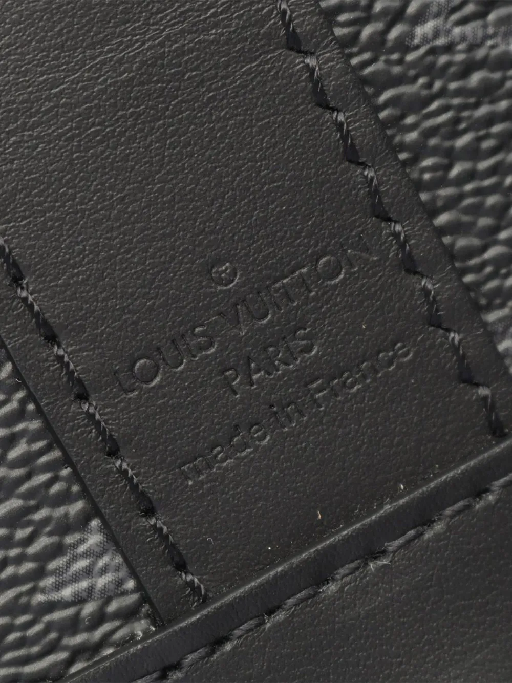 Pre-owned Louis Vuitton 2021-2025 Monogram Eclipse Envelope Pouch Crossbody Bag In Black
